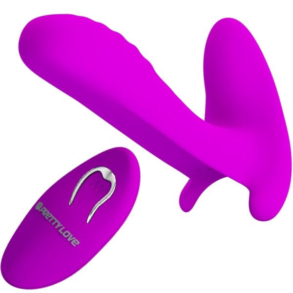 PRETTY LOVE - MASSAGER  VIBRATOR 12 VIBRATIONS REMOTE CONTROL PURPLE