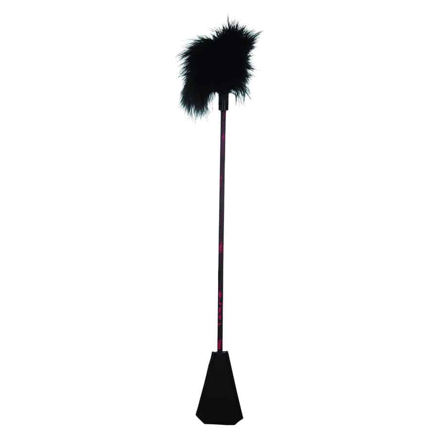 CALEXOTICS - SCANDAL BLACK FEATHER WHIP