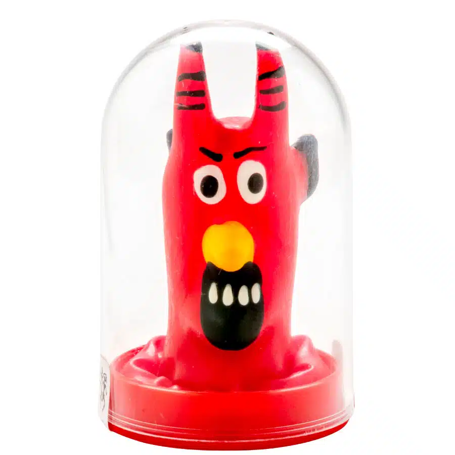 CONDOMERIE - HANDPAINTED NOVELTY CONDOMS RED DEVIL