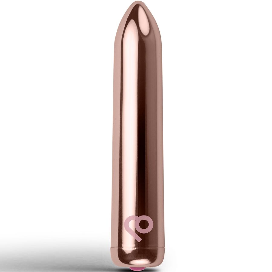 ROCKS-OFF - RECHARGEABLE VIBRATING BULLET GOLDEN ROSE
