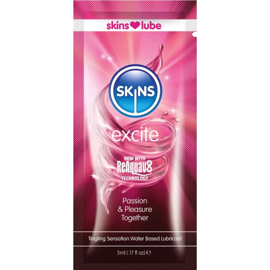 SKINS - EXCITE WATER-BASED LUBRICANT SINGLE-DOSE 5 ML